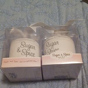 Kate Aspen Sugar & Spice Bowls Set of 2